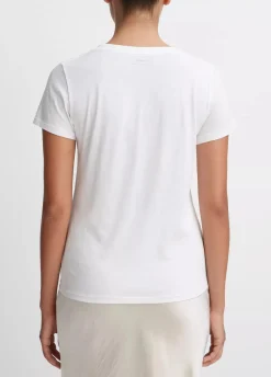 Short Sleeves*Vince - Essential V-Neck OPTICAL WHITE