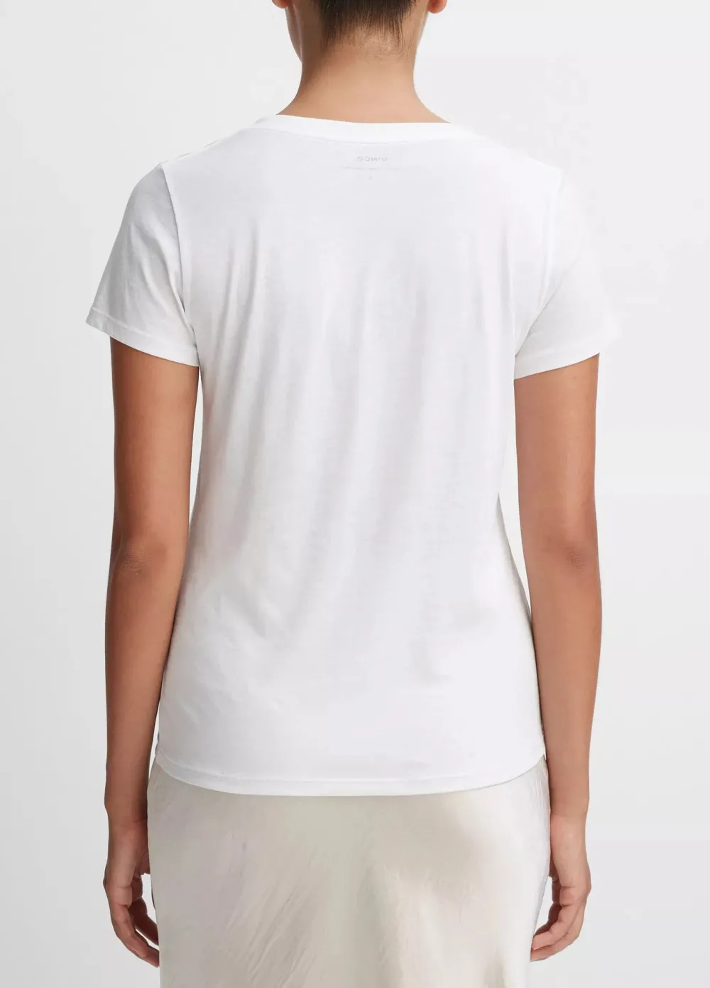 Short Sleeves*Vince - Essential V-Neck OPTICAL WHITE