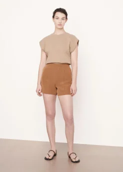 Shorts*Vince - High Waisted Tailored Shorts AMBER WAVE