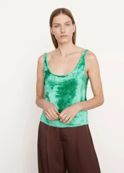 Without Sleeves*Vince - Panne Sweater Cami EVERGREEN