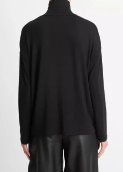 Long Sleeves*Vince - Relaxed L/S Turtleneck BLACK