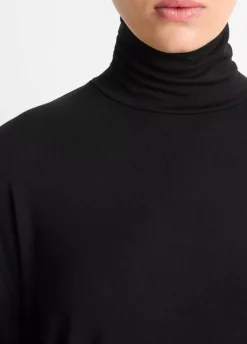 Long Sleeves*Vince - Relaxed L/S Turtleneck BLACK
